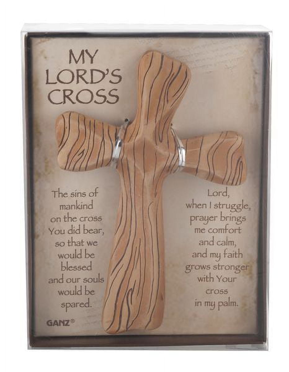 Ganz Stone 1 X My Lord's Cross 2.75 inch across by 4 inches long