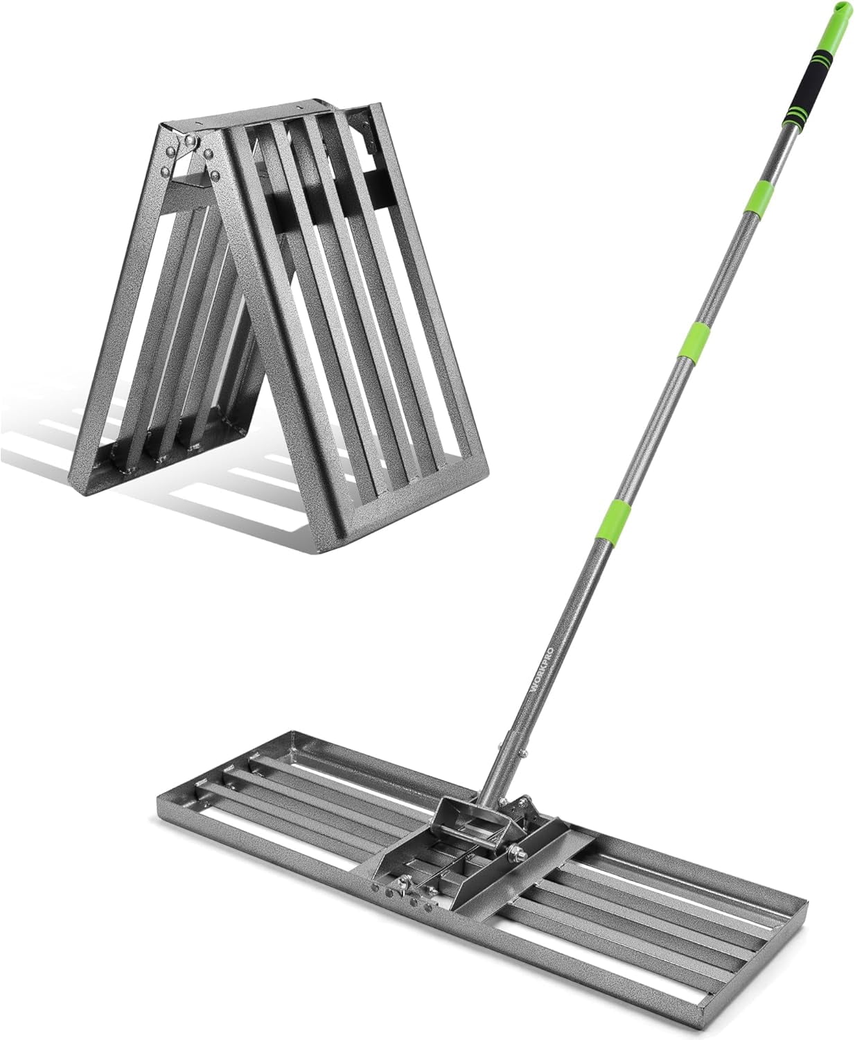 MY.Lawn Leveling Rake, Heavy Duty Leveling Rake with 30” x 10” Ground ...