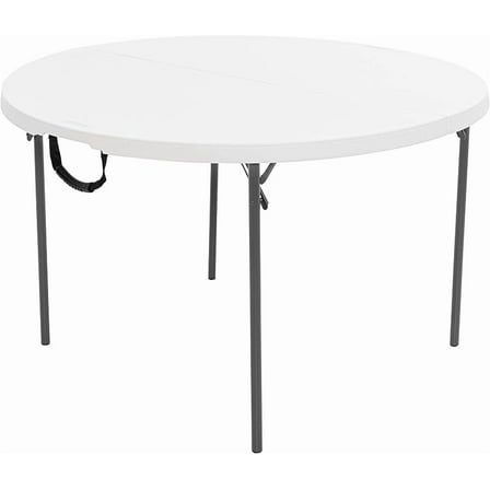 MY Light Commercial Fold-in-Half Round Table, 4-Foot