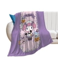 thumbnail image 1 of MY MELODY Throw Blanket Cute Flannel Anime for Girls Boys Men Women, 1 of 7
