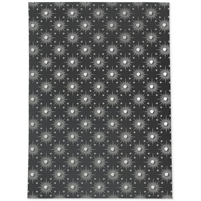 MY MOON AND STARS CHARCOAL PILLOW Outdoor Rug By Kavka Designs