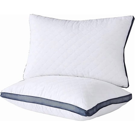 MY Pillows for Sleeping (2-Pack), Luxury Hotel Pillows Queen Size Set of 2,Bed Pillows for Side and Back Sleeper (Queen)