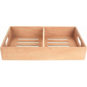 MY Spanish Cedar Cigar Tray - Adjustable Divider, Fits Large Humidors, for Humidor or Walk-in Closet 12.5" x 7.5"x 2.25"