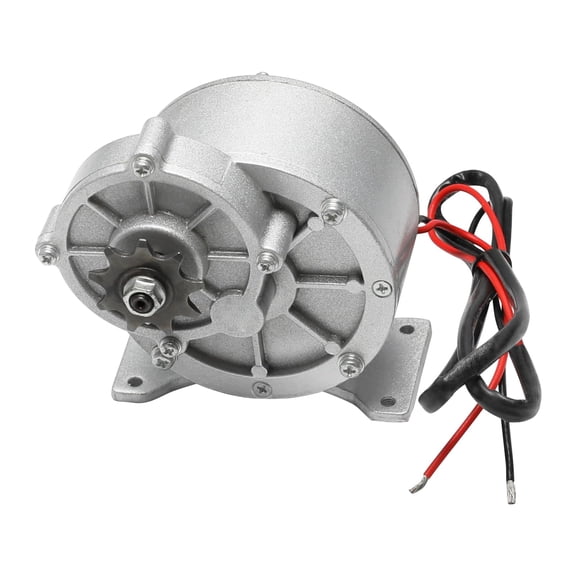 MY1018 450W Permanent Magnet DC Gear Motor, 24V/36V 450W Brushed Reduction Motor with 9 Tooth 410 Chain Sprocket, High Torque Electric Bike Bicycle Tricycle Scooter Go Kart Motor