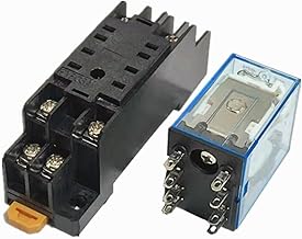 MY2P HH52P MY2NJ DPDTMiniature Coil Generalelectromagnetic Intermediate Relay Switch withSocket Base LED AC 110V 220V DC 12V 24V