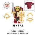 thumbnail image 1 of MY611 MY615 Bricks Doll Dark Ange Blood Angel Ultramarines Salamanders Mini Action Figure Model Toy Building Blocks Gift, 1 of 9