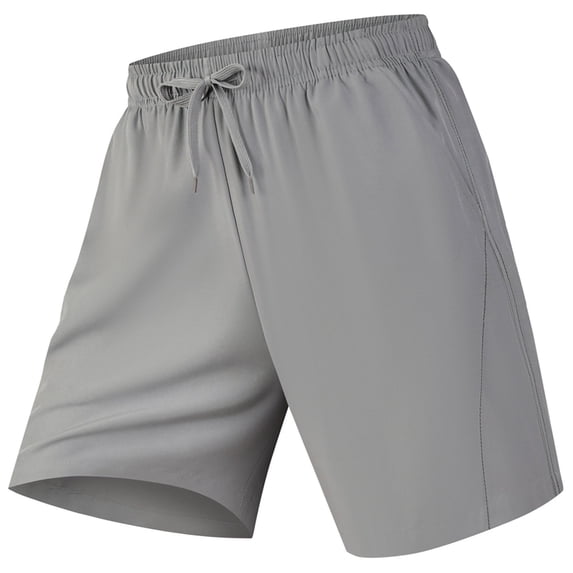 MYAOYI Men Shorts Athletic Gym Shorts 6 Pack Quick Dry with Pockets Elastic Waist Drawstring for Running Workout Casual Wear