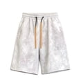 thumbnail image 1 of MYAOYI Men's Casual Tie Dye Shorts Drawstring Waist Side Pockets Fleece Sweat Shorts, 1 of 5