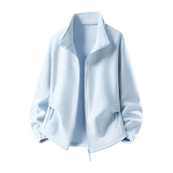 MYAOYI Mens Cozy Fleece Shacket Full Zip Lightweight Casual Layer Spring Fall Top