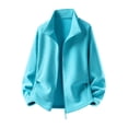 thumbnail image 1 of MYAOYI Mens Cozy Fleece Shacket Full Zip Lightweight Casual Layer Spring Fall Top, 1 of 8