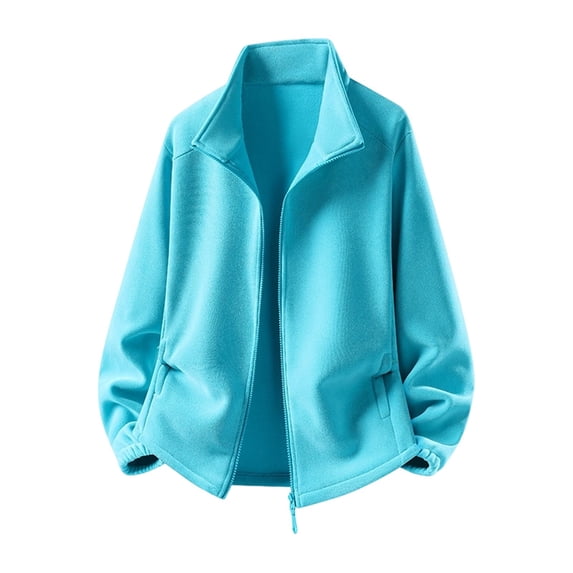 MYAOYI Mens Cozy Fleece Shacket Full Zip Lightweight Casual Layer Spring Fall Top