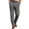thumbnail image 1 of MYAOYI Mens Pants Business Casual Dress Pants Straight Leg Stretch Comfortable Office Work Trousers, 1 of 8