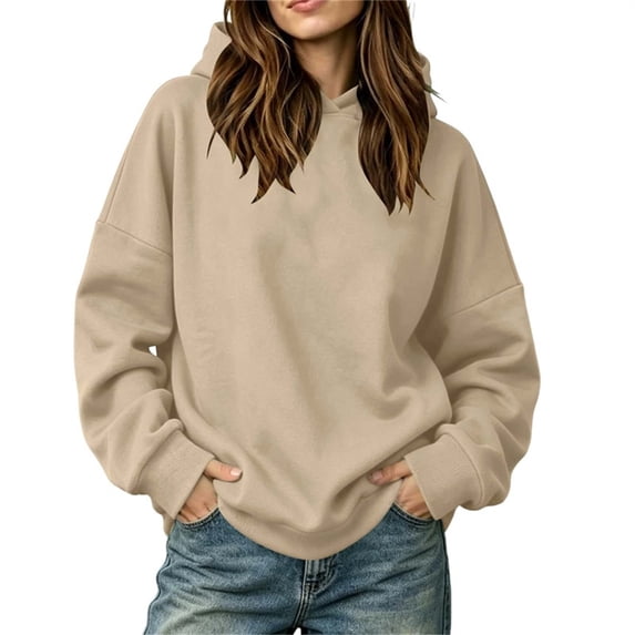 MYAOYINo Boundaries Womens Oversized Hoodie Fleece Pullover Casual Hooded Sweatshirt