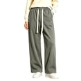 thumbnail image 1 of MYAOYINo Boundaries Womens Wide Leg Sweatpants Elastic Waist Drawstring Baggy Lounge Pants, 1 of 8