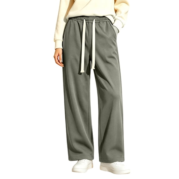 MYAOYINo Boundaries Womens Wide Leg Sweatpants Elastic Waist Drawstring Baggy Lounge Pants