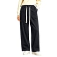 thumbnail image 1 of MYAOYINo Boundaries Womens Wide Leg Sweatpants Elastic Waist Drawstring Baggy Lounge Pants, 1 of 8