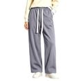 thumbnail image 1 of MYAOYINo Boundaries Womens Wide Leg Sweatpants Elastic Waist Drawstring Baggy Lounge Pants, 1 of 8