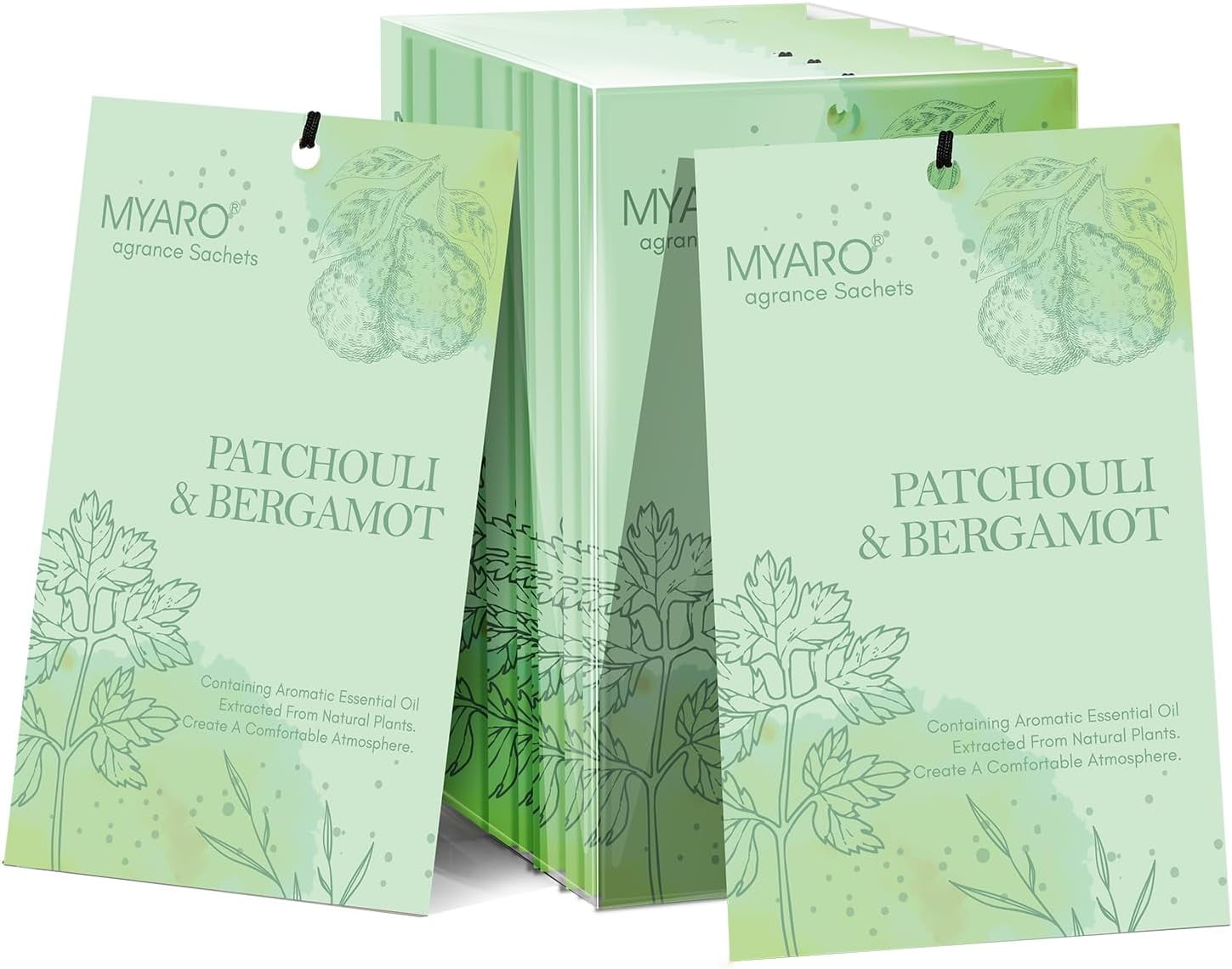 MYARO 12 pcs sachets Scented air fresheners Sachets for Drawer and Closet Fresh Scents, Air