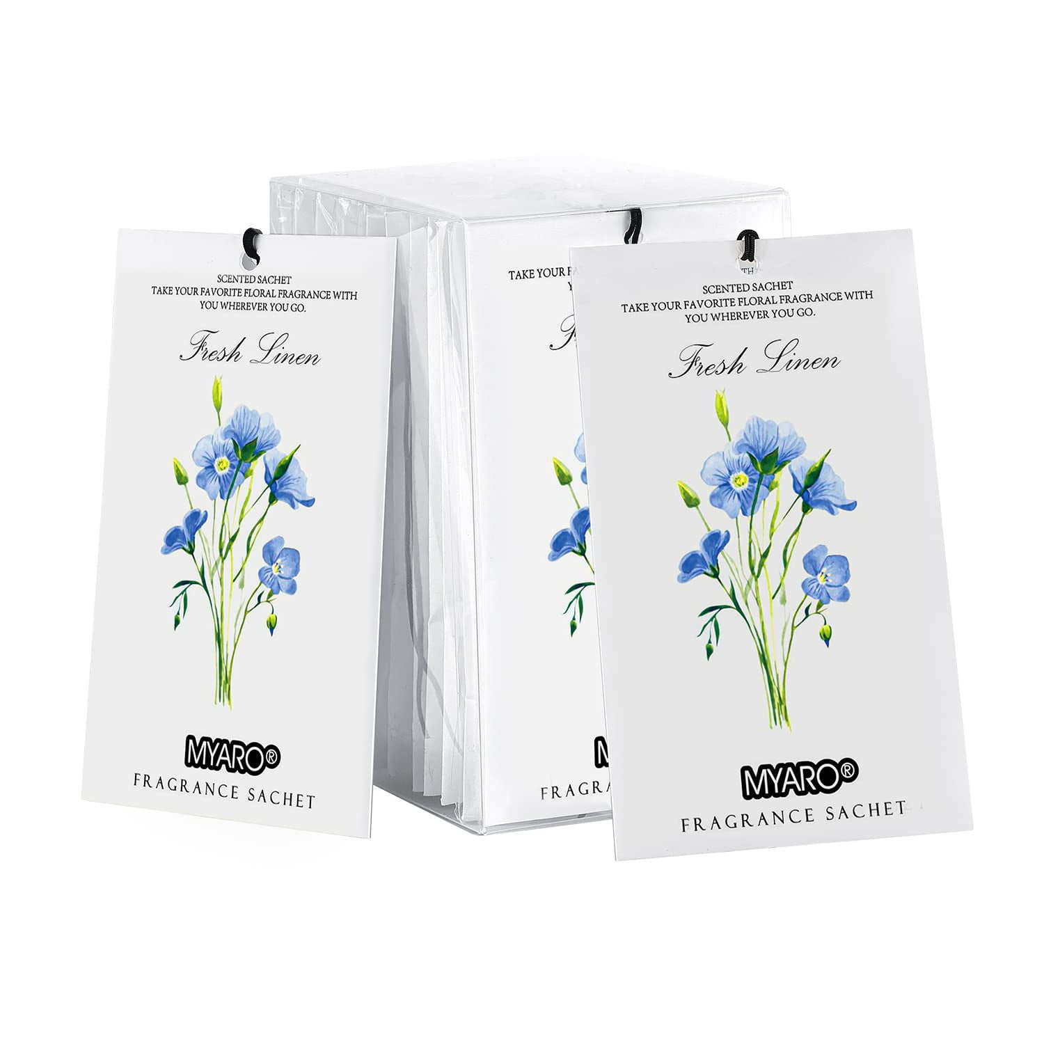 Sachets for Drawers and Closets, Linen Sachets for Drawers and Closets,  Fragrance Sachets for Home Wardrobe Drawers and Closets, 14 Pack Sachets  Bags