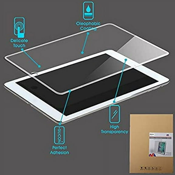 MYBAT Apple iPad Air Custom-Fit Tempered Glass Screen Guard Protector
