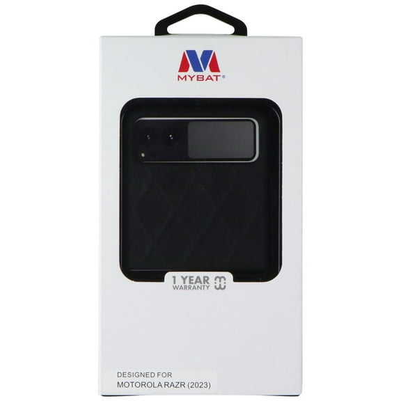 MYBAT Leather Case for Motorola Razr (2023) - Black