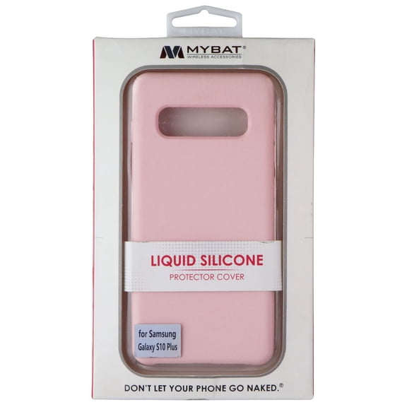 MyBat Liquid Silicone Case for Samsung Galaxy S10 Plus - Pink