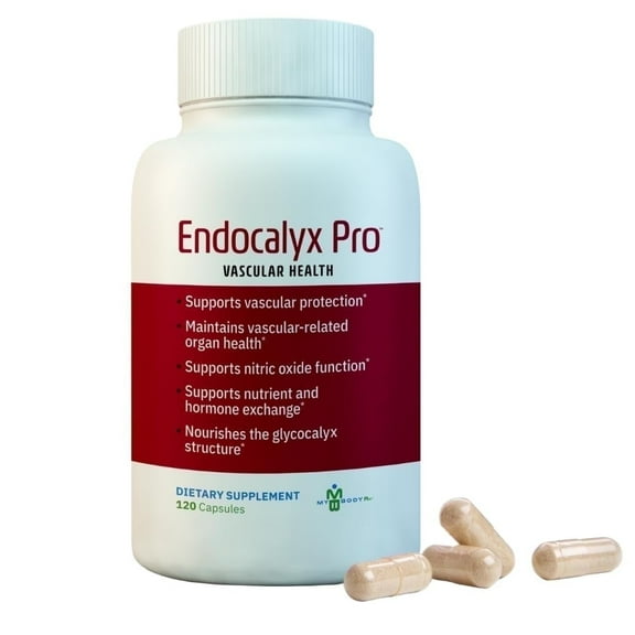 MYBODYRX Endocalyx Pro - Vascular & Microcirculation Health Supplement 120 Capsules | Support Vascular Protection | Support Nitric Oxide Functions | Nourishes The Glycocalyx Structure