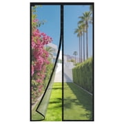 MYCARBON Magnetic Screen Door Fits 38" x 82" Doors, Mesh Style, Hands-Free Magnetic Closure