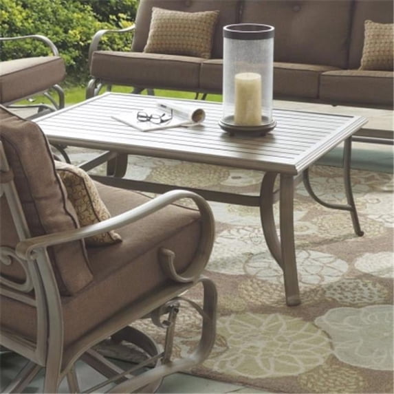 MYCO Furniture P913-CT Aspen Slat Top Coffee Table