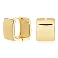 thumbnail image 1 of MYCUTEY 14K Gold Plated Hoop Earring Small Square Huggies Hoops for Women Gift, 1 of 7
