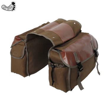 Classic Leather Bike Bag - Handlebar & Seat Mount For MTB Road Bicycles