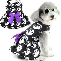 MYFLOCY Halloween Small Dog Costume Cute Girl Boy Dog Funny Dresses ( Spooky XL )