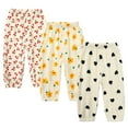 thumbnail image 1 of MYGBCPJS Little Girls Harem Pants, Toddler Baby Cotton Linen Bloomers Bottoms 2Pack, 12 Months - 8 Years, 1 of 8
