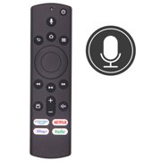 MYHGRC Universal Vioce Remote Replacement Compatible for Insignia TV Remote / Toshiba TV Remote, with 4 Shortcut Keys