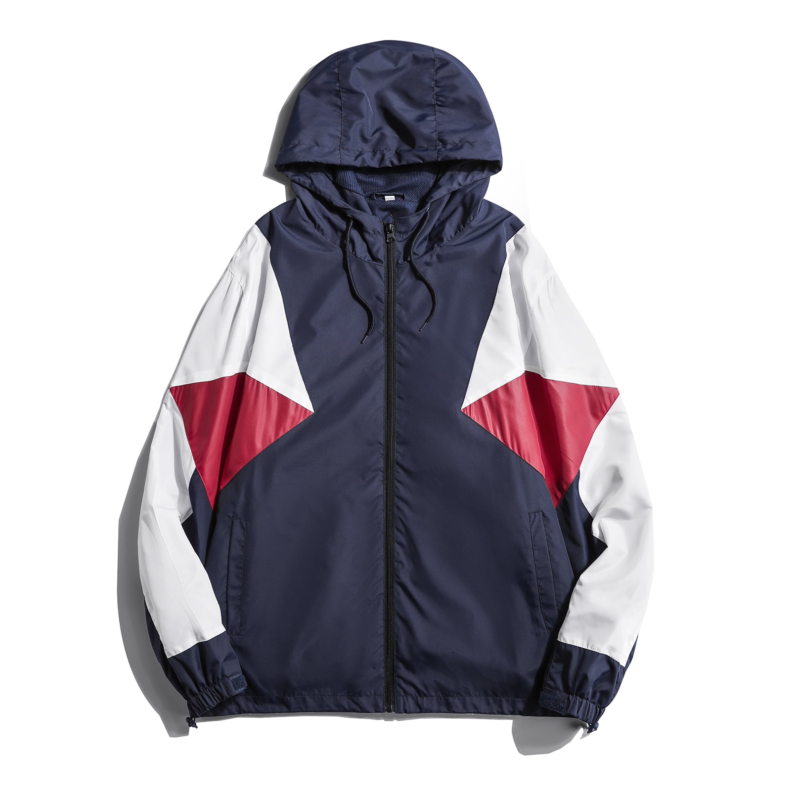 【DEARMINE】Hug Clear Windbreaker Forever 21 USPS Hooded Transparent Rain Pullover Jacket