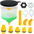 thumbnail image 1 of MYJTOPUS Multiple Configurations No Spill Antifreeze Coolant Funnel Kit Radiator Flush Kit, 1 of 10