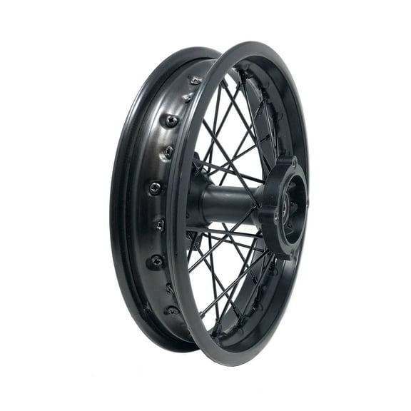 MYK Rim Wheel 1.85x12 fits Rear Tire 80/100-12 (3.00-12), Compatible with Tao Tao DB14