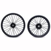 MYK Rim Wheel Set Front 1.6x17 and Rear 1.85x14 - Compatible with Off-Road Dirt Bikes, Tao Tao DB17