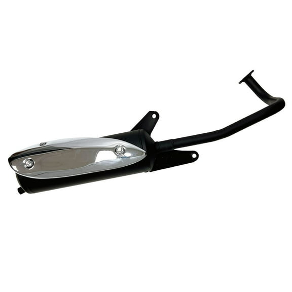 MYK complete Exhaust Muffler for Scooters 50cc 4-Stroke QMB139 Engines, Model MYKH0060