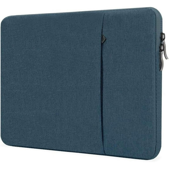 MYKOMI 15-Inch Laptop Sleeve Case for 2024 2023 MacBook Air 15 inch with Apple M3 M2 Chip A2941 Accessory Traveling Carrying Case Water-Resistant Bag Cover for MacBook Air 15'' M3 M2 (Navy Blue)