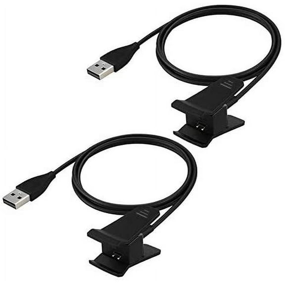 MYKOMI 2-Pack Charger Cable Compatible with Fitbit Alta, Repalcement USB Charging Cable with 1m/3.3ft USB Cord for Fitbit Alta Smart Wristband Accessories