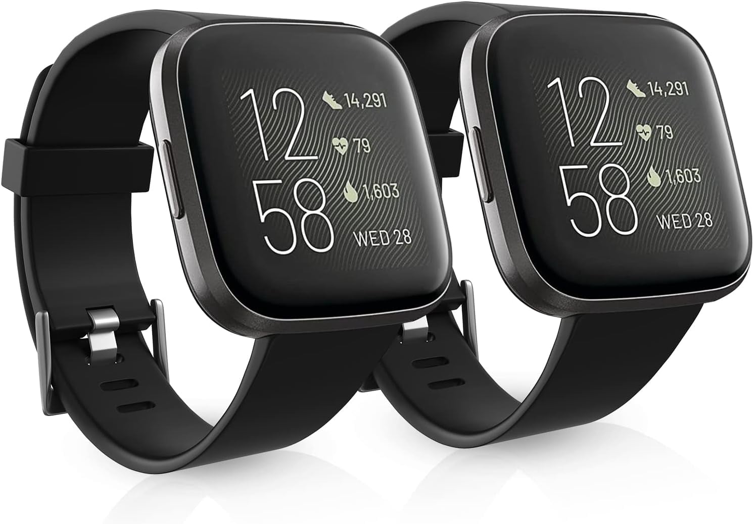 MYKOMI, Waterproof Bands for Fitbit Versa 2, Model Versa 2, 2 Pack ...