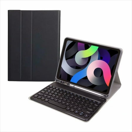 MYKOMI 2021 New iPad 9 iPad 8 iPad 7 10.2" Air 3 Pro 10.5 ????? Cute Round Key Color Wireless Keyboard Detachable BT Keyboard Cover for iPad 9th 8th 7th Air 3rd Generation