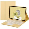 thumbnail image 1 of MYKOMI 2022 New iPad Pro 12.9 inch 6th 5th 4th 3rd Generation Keyboard Case with Touchpad Cute Round Key Color Keyboard iPad 12.9" Pro 2021 2020 2018 Detachable Touch Keyboard Cover, 1 of 8