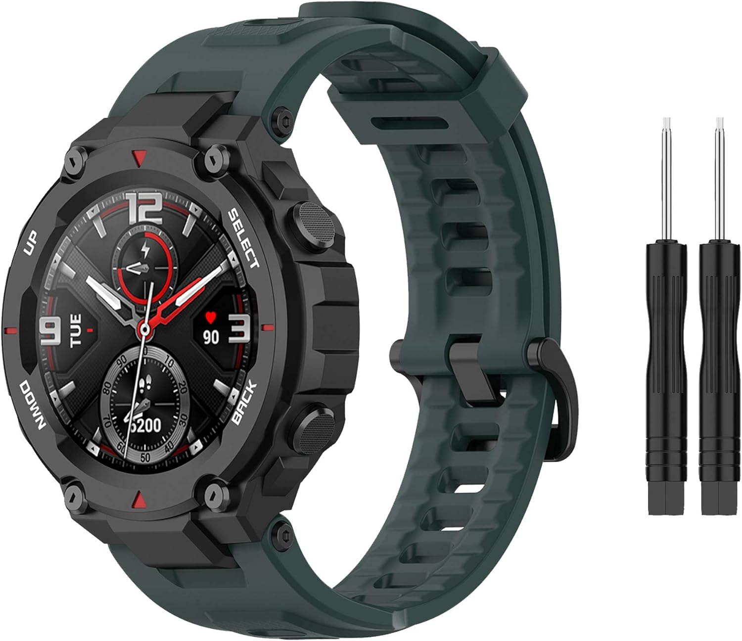 Bracelet De Rechange En Silicone Pour Amazfit T-Rex 3 Pro - 48mm, étanche, Confortable, Plusieurs Couleurs