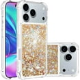 thumbnail image 1 of MYKOMI Bling Glitter Case for iPhone 17 Pro, Soft TPU Sparkly Flowing Liquid Floating Clear Case for Women Girls Cover for iPhone 17 Pro, 1 of 7
