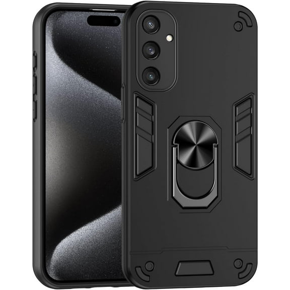 MYKOMI Case Compatible with Samsung Galaxy S25 Phone Case with Kickstand & Shockproof Military Grade Drop Proof Protection Rugged Protective Cover PC Matte Textured Sturdy Bumper Cases Phone Back