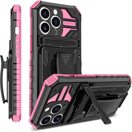 MYKOMI Case Compatible with iPhone SE 2022/SE 2020/iPhone 8/7 Hard PC+Soft TPU+Bracket+Dorsal Clip Shockproof Anti-Drop Protective Phone Cover Military Cases Bult-in Hidden Bracket