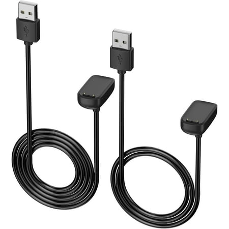MYKOMI Charger Compatible for Fitbit Charge 6/Charge 5/Luxe Cable,Smartwatch Magnetic Fast Charging Cable [Portable]