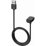 MYKOMI Charger Compatible for Fitbit Charge 6/Charge 5/Luxe Cable,Smartwatch Magnetic Fast USB-A Charging Cable [Portable]